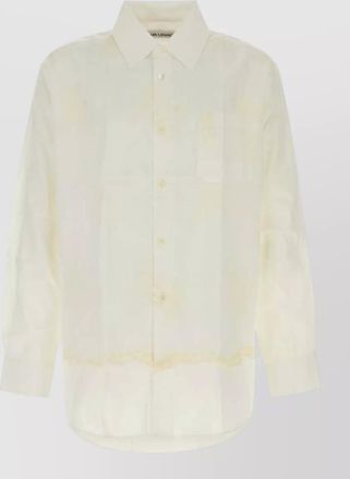 Our Legacy cotton oversize shirt straight cut chest pocket