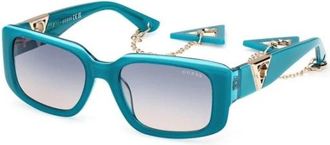 Guess Authentieke Bril met Topkwaliteit - unisex - Zonnebrillen - Blauw - 53 MM - Accessoires