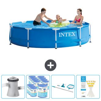 Intex Piscina Con Estructura Redonda - 305x76 Cm - 7-piezas Scb94