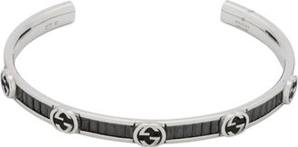 Gucci Interlocking Chain Armband - Dames - Armbanden - Grijs - ONE Size - Accessoires
