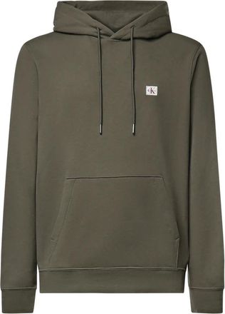 Calvin Klein Hoodies - Heren - Hoodies - Groen - M - Katoen - Hoodies & sweatvesten