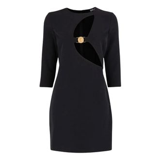 Just Cavalli Dames, Jurken, Zwart, Maat: L