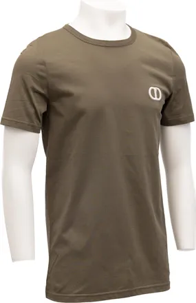 Dior Logo-Embroidered Cotton T-Shirt - Green