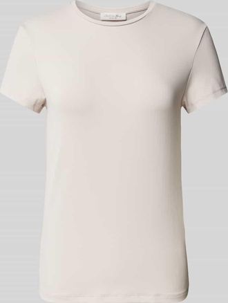 Christian Berg T-Shirt mit Rundhalsausschnitt in Mud, Größe 42