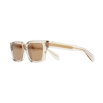 Cutler and Gross Vierkante zonnebril - Heren - Accessoires - Beige - Maat: 53 MM Zijde