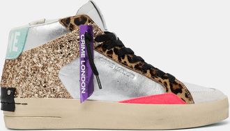 Crime London SK8 DELUXE MID GOLD SAVANNAH