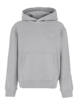 Givenchy Grey Relaxed Logo Hoodie