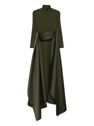 Solace London Abito lungo Olivia - Verde