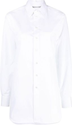 Stella McCartney cotton long-sleeve shirt - women - Cotton - 42 - White