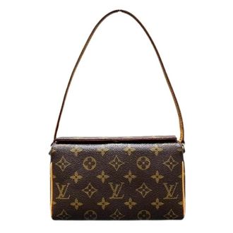 Louis Vuitton Pre-owned Shoulder Bags, female, Brown, Size: ONE SIZE Pre-owned Recital Monogram Handbag