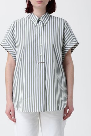 Brunello Cucinelli Camicia Brunello Cucinelli in cotone e seta a righe