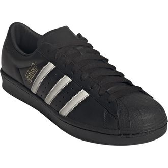 adidas Gender Inclusive Superstar Vintage Sneaker in Black/Core White/Black at Nordstrom, Size 11.5 Womens
