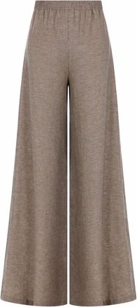 Fabiana Filippi Amelia Wide-Leg Linen Pants