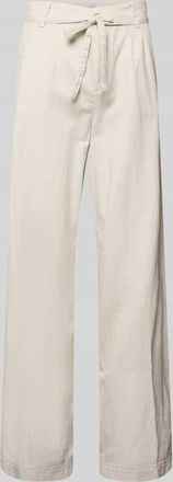 Angels Wide Fit Stoffhose mit B&uuml;gelfalten Modell Livia in Beige, Gr&ouml;&szlig;e 36/30