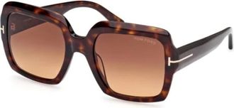 Tom Ford Kaya Zonnebril - unisex - Accessoires - Bruin - Maat: ONE Size