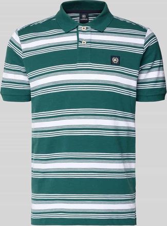 Lerros Regular Fit Poloshirt mit Label-Patch in Gruen, Gr&ouml;&szlig;e XXXL