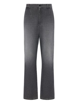 Maison Margiela faded-effect straight-leg jeans - Grey