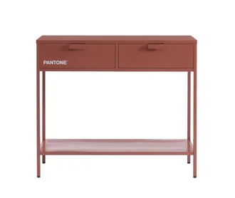 Pantone Consola de metal terracota 100cm