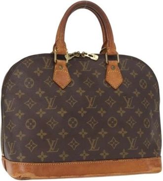 Louis Vuitton Pre-owned Handbags, female, Brown, Size: ONE SIZE Pre-owned Canvas Handbag