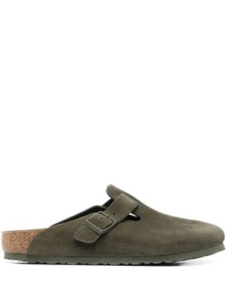 Birkenstock Slippers in pelle - Verde