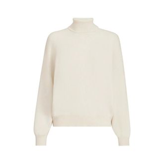 Brunello Cucinelli Jumper - female - Brunello Cucinelli - Cashmere Knitwear - Beige - XS - Knitwear
