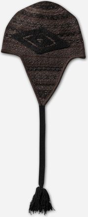 Umbro Fair Isle Beanie Black / Brown