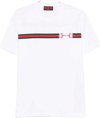 Gucci Dames, Tops, Wit, Maat: XS Katoen
