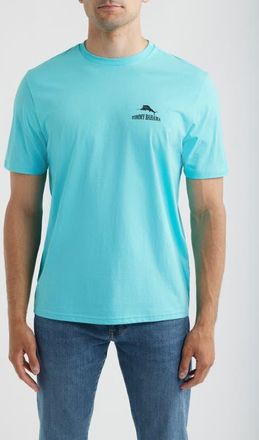 Tommy Bahama The Coast is Clear Cotton Graphic T-Shirt in Blue Radiance at Nordstrom, Size Xx-Large