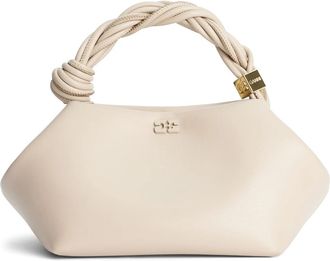 Ganni Small Bou Bag - Dames - Schoudertassen - Grijs - ONE Size - Katoen - Tassen