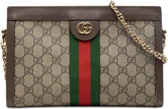 Gucci Pre-owned Gucci Small GG Supreme Web Ophidia Chain Crossbody Ladies WVHKFZKBB3GL2SQ2