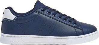 Hackett Harper One Sneakers - Heren - Sneakers - Blauw - 40 EU - Leer - Schoenen