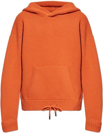Dsquared2 Wollen trui - Heren - Ronde hals truien - Oranje - XL - Wol - Truien & Vesten