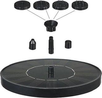 OEM Fuente Solar - Bomba Para Fuente De Jard&iacute;n / Estanque / Piscina / Bebedero / Ba&ntilde;o Para P&aacute;jaros - Chorro Potente - Fuente De Agua De 16 Cm