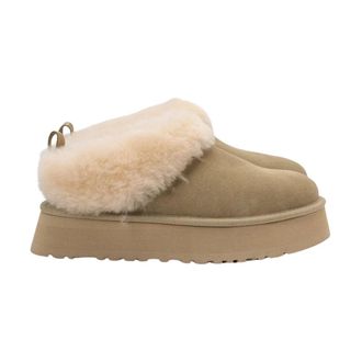UGG Tazzelle Slipper - Dames - Pantoffels - Beige - 37 EU - Leer - Schoenen