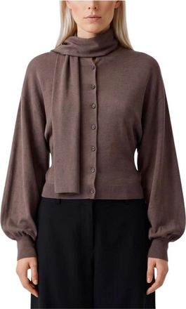 Jacquemus Le Cardigan Losange - Knitwear - Mujer - Marr&oacute;n - XS