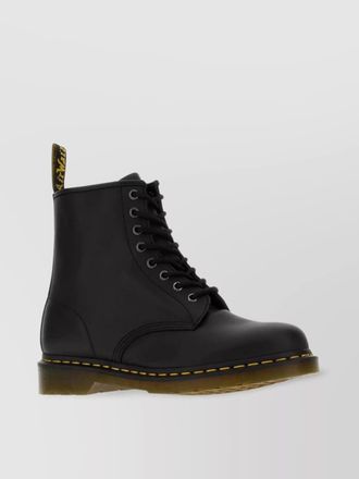 Dr. Martens nappa leather ankle boots with pull tab