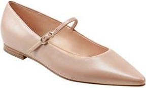 Marc Fisher Daner Pointed Toe Flat in Light Natural at Nordstrom Rack, Size 5.5