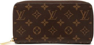 Louis Vuitton Portafoglio con monogramma e zip 2017 - Marrone