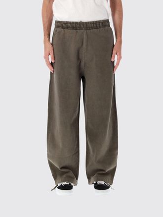 Obey Wide-Leg Cotton Jersey Jogger Trousers with Drawstring