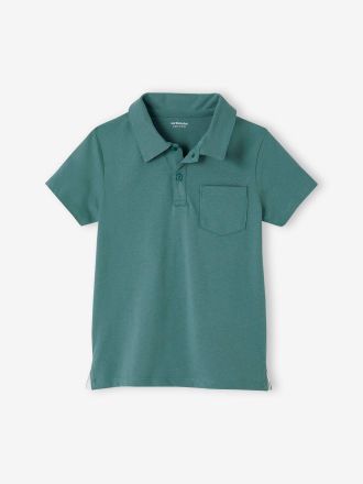 Vertbaudet 2er-Pack Jungen Poloshirts, Kurzarm aqua