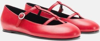 Scarosso Linda I Ballerinas in Red at Nordstrom, Size 35-38