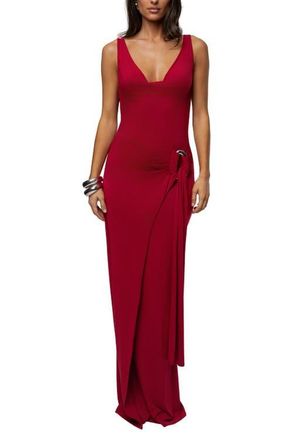 JLUXLABEL Divine State Maxi Dress in Red at Nordstrom, Size X-Small