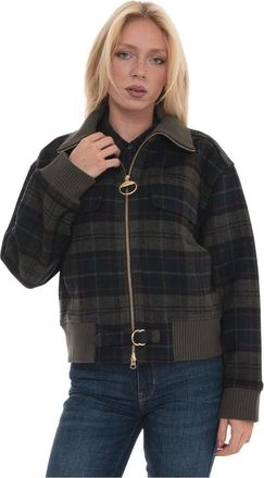 Barbour Ivybridge Wool-Blend Overshirt - Jackets - Mujer - Verde - XS