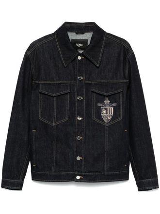 Fendi denim jacket - men - Cotton - 52 - Blue