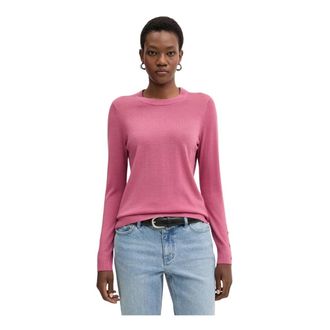 Michael Kors Wool Sweater - Dames - Ronde hals truien - Roze - XS - Wol - Truien & Vesten