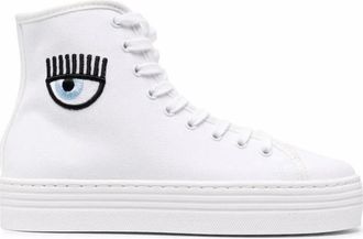 Chiara Ferragni Schoenen, Dames, Wit, 39 EU, Enkellaarsjes