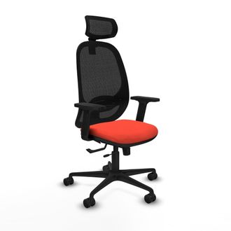 Piqueras y Crespo Silla Piqueras Y Crespo Cilanco Negro Reposabrazos Ajustables