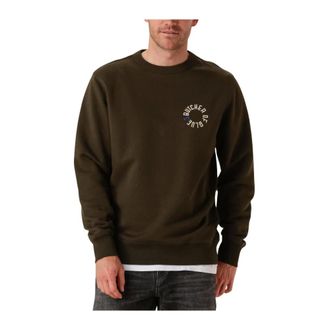 Butcher of Blue Hoodies & sweatvesten, Heren, Groen, XL, Army Circle Crew Sweater