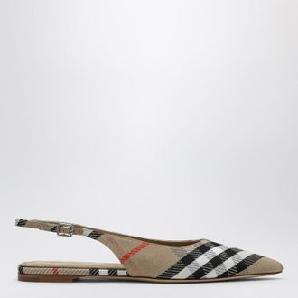 Burberry Ballerine slingback Birdie Check