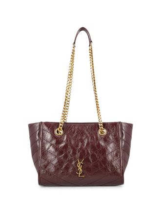Saint Laurent Maroon Niki Tote